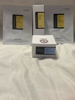 COSRX Snail Mucin Skincare Bundle Hydrating K-Beauty Set Essence Cream Masks